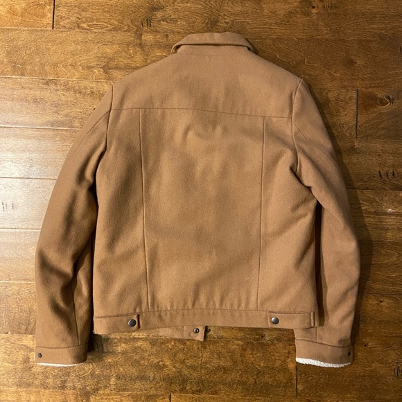 ASOS Tan Jacket with Button Closure - Picture 2 of 3